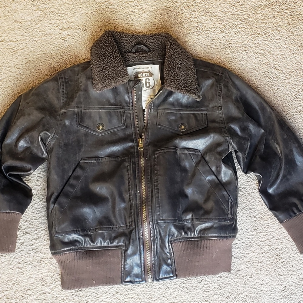 Boys Route 66 Bomber Jacket